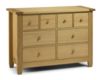 Lyndhurst 8 Drawer Oak Chest