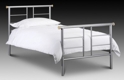 Mercury Silver Metal Bed