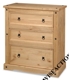 Porto 3 Drawer Wide Chest
