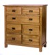 Riviera 7 Drawer Rustic Oak Chest