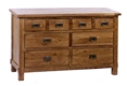 Riviera 8 Drawer Rustic Oak Chest