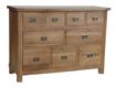 Riviera 9 Drawer Rustic Oak Chest
