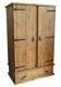 Rough Sawn 4ft Wardrobe