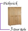 Pickwick 3 Door<BR>Wardrobe
