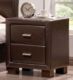 Naples & Tuscany BROWN Faux Leather Bedside