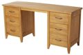 Wealden Oak Twin Pedestal Dressing Table