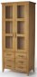 <FONT color=#ff0000>OAK </FONT>Glazed Display Cabinet