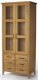 Glazed <FONT color=#ff0000>OAK</FONT> Display Cabinet
