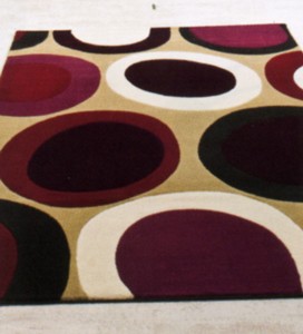 Vitra Beige Circles Rug 0370 380