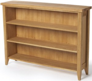 Wealden Oak Long Low Bookcase