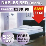 Naples BLACK Bed