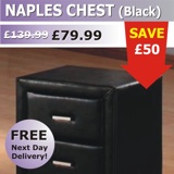 Torino/Naples BLACK Bedside