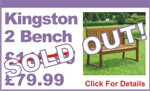 Kingston 2 Seat Bench