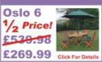Olso 6 garden furniture set